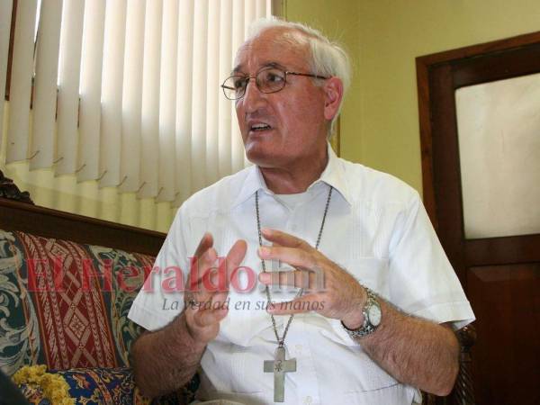 Monseñor Ángel Garachana, presidente de la Conferencia Episcopal de Honduras.