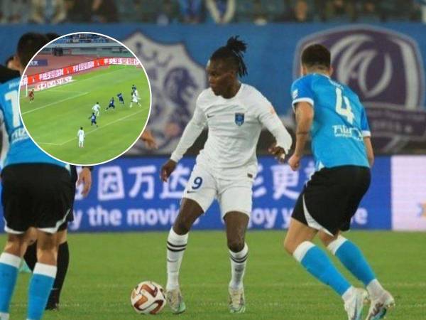 Rubilio anotó su segundo gol al hilo en la Superliga China.