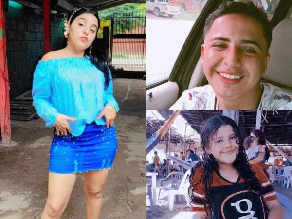 <b> </b>Keyla Motiño, Jackson Anthony Méndez y Katherine Abigaíl López Motiño fueron las víctimas del accidente.