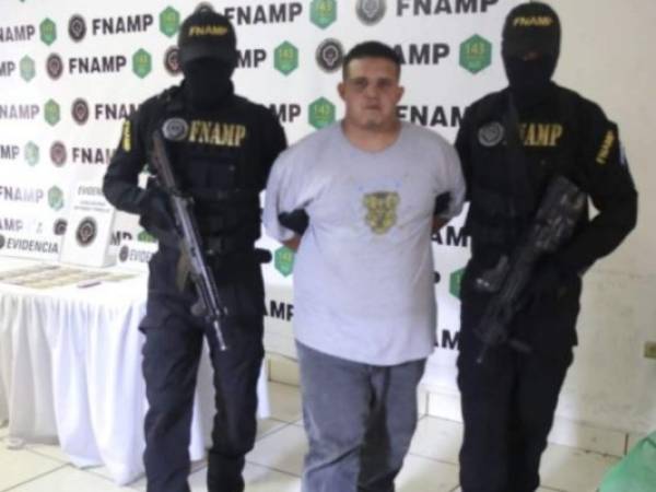 Mario Eduardo Alvarez Pineda, de 30 años de edad, fue detenido este jueves. Foto FNAMP