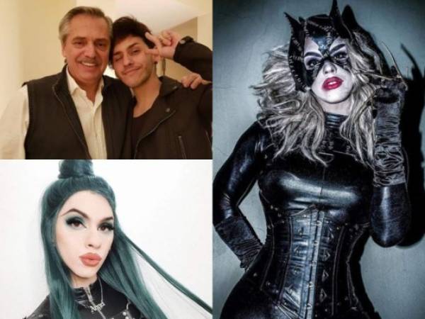 Estanislao Fernández, mejor conocido en las redes sociales como Dyhzy, es el hijo de Alberto Fernández, nuevo presidente de Argentina. Habitualmente publica fotos travestido porque es cosplayer, crossplayer y drag queen. Fotos: Cortesía @dyhzy.