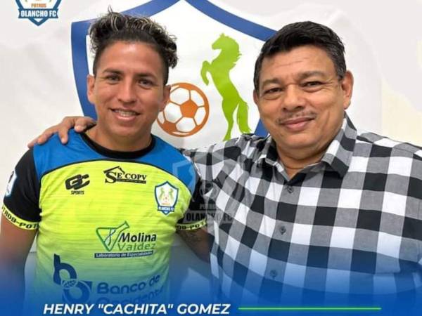 El presidente del Olancho FC, Samuel García, consiguió renovar a Henry Gómez.