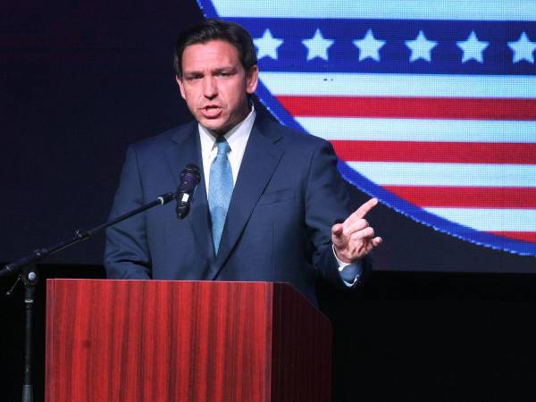 El gobernador de Florida, Ron DeSantis.