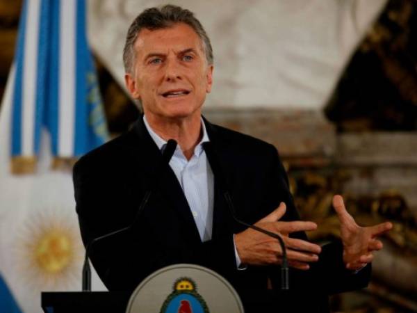 Mauricio Macri, presidente de Argentina. Foto: Agencia AFP