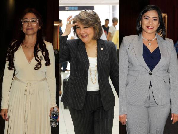 Liliana Patricia Paz, Ana Alejandrina Pineda y Karen Lizeth Martínez Ponce fueron parte de las aspirantes seleccionadas para integrar la Corte Suprema de Justicia en el periodo de 2023 a 2030.