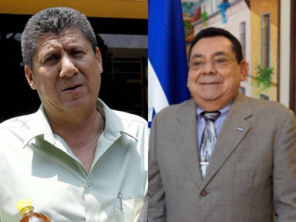 Los exdiputados hondureños Miguel Ángel Gámez y Freddy Espinoza.