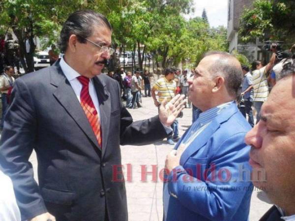 El expresidente Zelaya y Romero tenían una amistad de varios años. Foto: EL HERALDO.