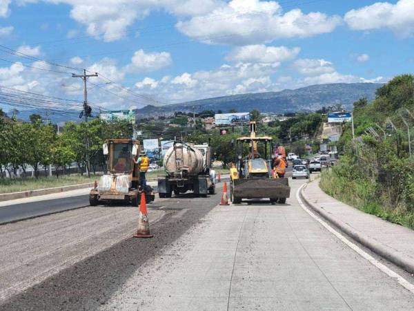 Los trabajos se realizan en el retorno de la aldea La Cañada.