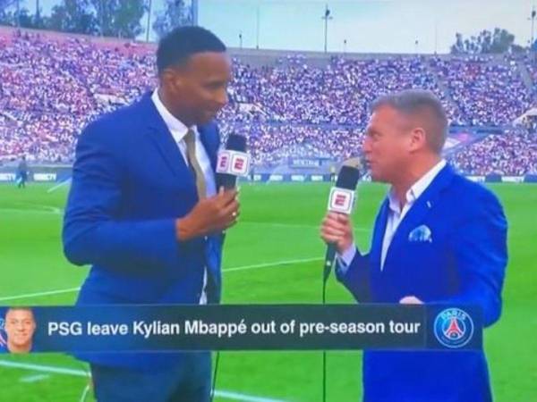 Shaka Hislop sufrió un desmayo en plena transmisión televisiva de la cadena ESPN.