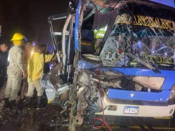 Una persona murió en un accidente en la CA-5, en Santa Cruz de Yojoa, departamento de Cortés.