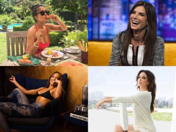 Actrices como Salma Hayek, Sandra Bullock, Jennifer López y Angelina Jolie son parte de las hermosas mujeres del cine que conquistan con su belleza pese a que ya sobrepasaron los 40 años. Fotos: Cortesías.