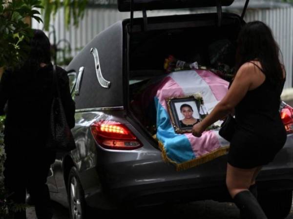 Era la representante legal de la organización OTRANS Reinas de la Noche, una de las más importantes de este país centroamericano. Foto: AFP