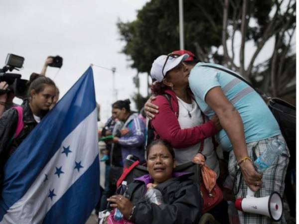 La caravana migrante fue muy criticada por Trump, que llegó al poder con la promesa de deportar a millones de indocumentados.