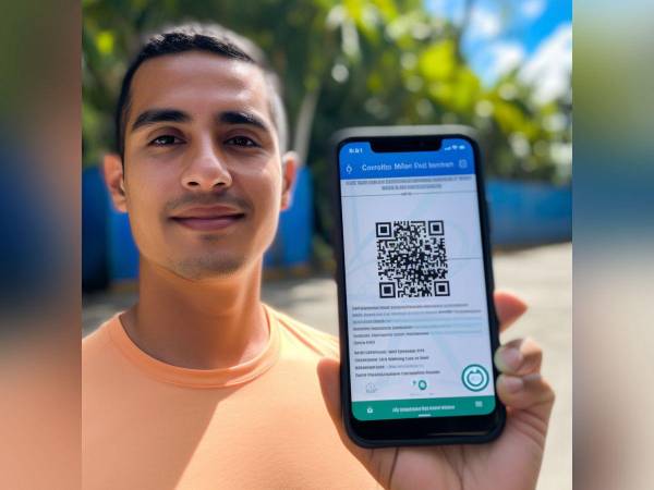 A los usuarios les entregarán un comprobante con un código QR que puede andar en el celular.