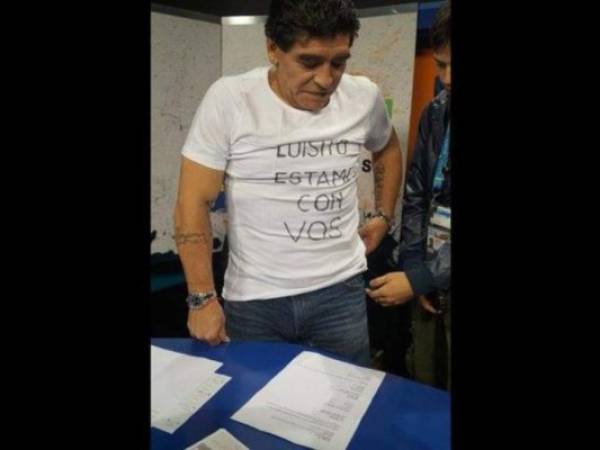 programa De Zurda dirigido por Víctor Hugo Morales y Diego Armando Maradona. (foto De Zurda)