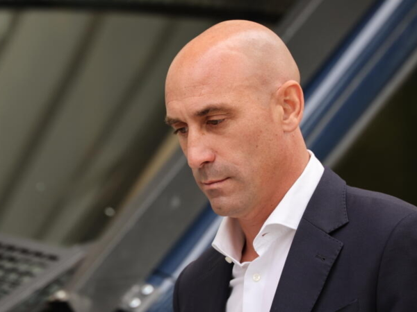 Luis Rubiales sale de la Audiencia Nacional tras comparecer por el caso del beso forzado a la futbolista Jennifer Hermoso, el 15 de septiembre de 2023 en Madrid