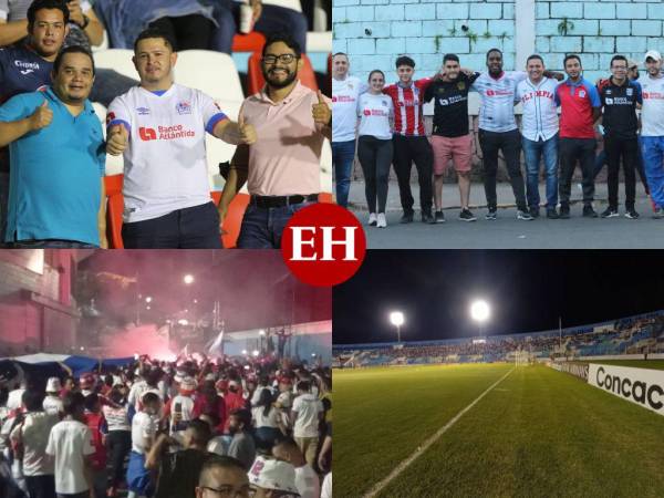 El día decisivo llegó y este noche se lleva a cabo el partido de vuelta por las semifinales entre Olimpia y Motagua por la Liga Concacaf 2022. El estadio Nacional Chelato Uclés se viste de gala para definir al segundo finalista del torneo internacional. La euforia y alegría de los aficionados no se hizo esperar. A continuación las imágenes,