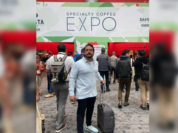 Juan Carlos Pineda de Tripartito asistió al Specialty Coffee Expo.