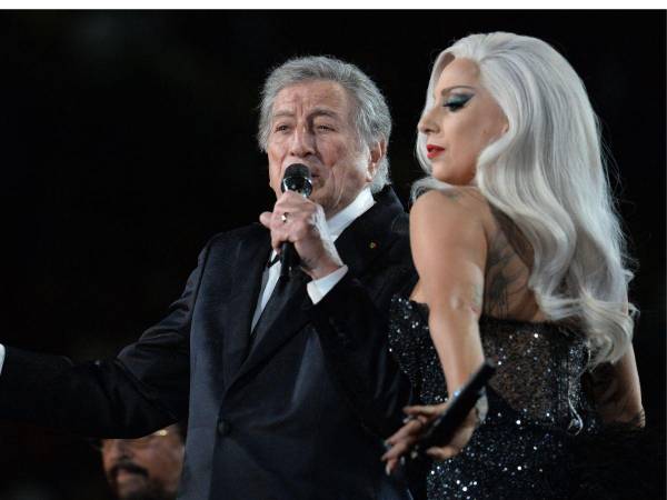 Lady Gaga trabajó en dos discos junto a Tony Bennett.