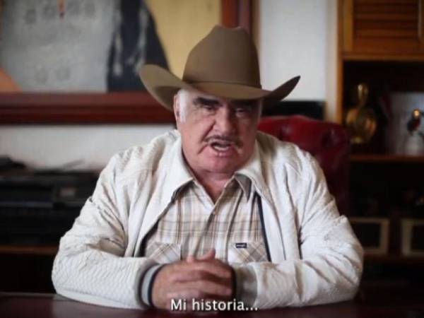 De la propia voz de Vicente Fernández, Netflix incitó a sus fanáticos a ver la serie que se estrenará próximamente.