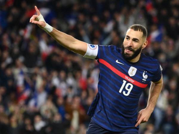 En total, Benzema anotó 37 goles en 97 partidos disputados con la selección de Francia.