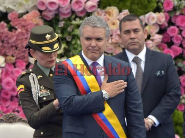 Duque, que tendrá como vice a la conservadora Marta Lucía Ramírez, la primera mujer en ocupar el cargo. Foto: AFP