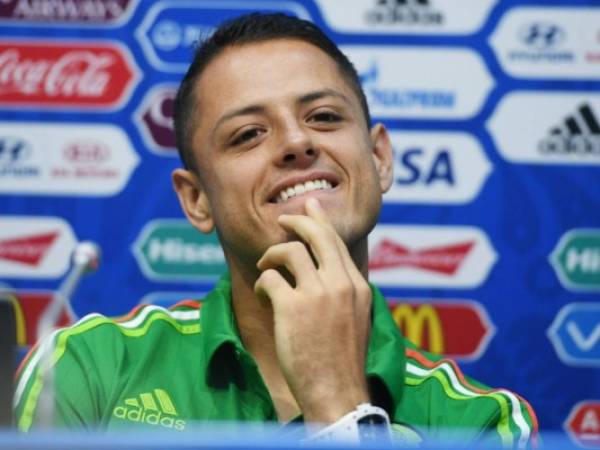 Javier 'Chicharito' Hernández habló ante la prensa este miércoles en Rusia, previo al duelo de semifinal ante Alemania. (Fotos: AFP)