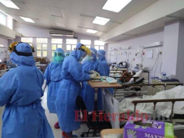 Imagen de representación de una sala de pacientes en un hospital de Honduras.