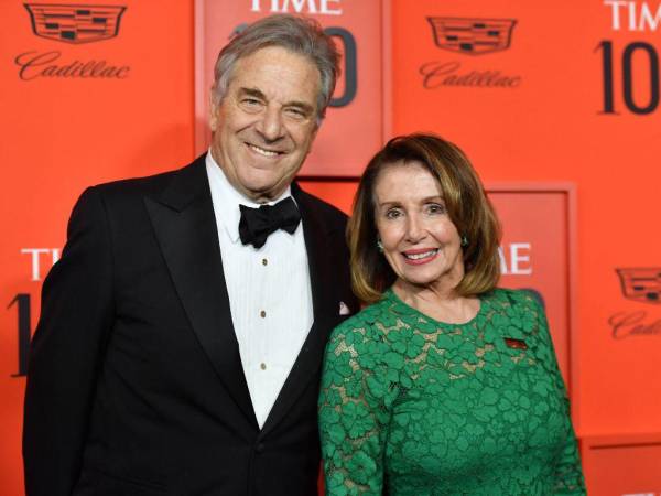 <b>Paul </b>Pelosi y su esposa, Nancy Pelosi.