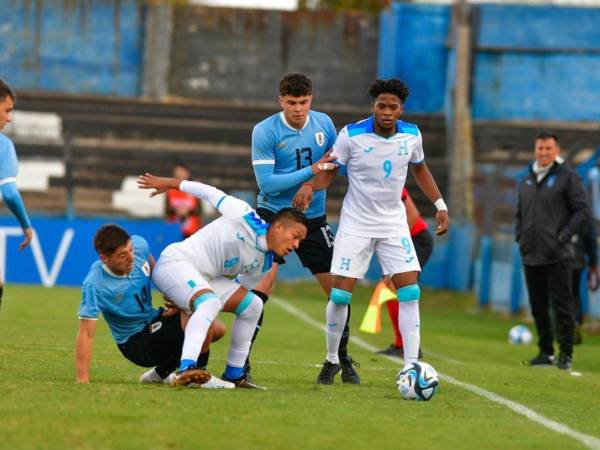 Honduras cayó en su visita a Uruguay en un fogueo de alto nivel previo a la justa mundialista.