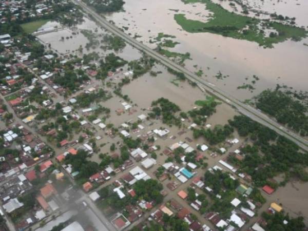 El Valle de Sula fue el sector más afectado durante las tormentas Eta y Iota. Este 2021 nuevamente corre peligro.