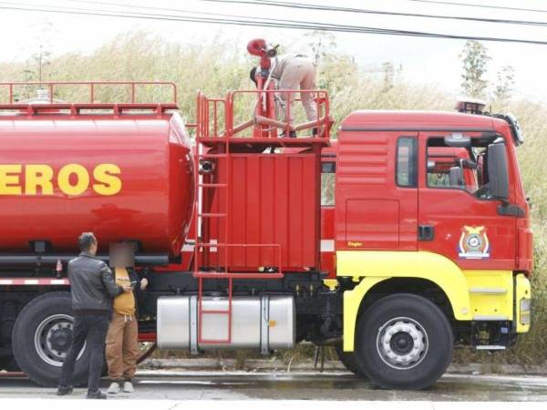 Imagen de archivo de uno de los camiones de bombero adquiridos en la polémica compra.