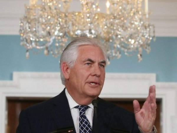 Rex Tillerson, secretario de Estados Unidos, se mostró extrañado por el encuentro.