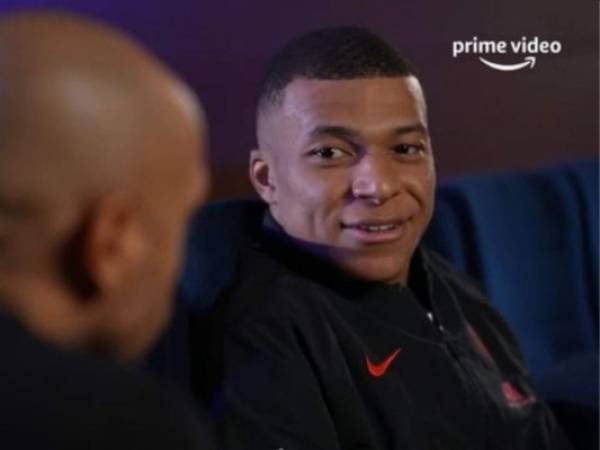 Kylian Mbappé se confesó en una divertida entrevista con el mítico exdelantero francés Thierry Henry. Foto: Cortesía Prime Video