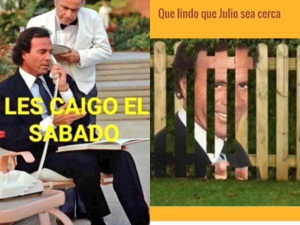 En las últimas horas, los internautas han dejado volar su imaginación para crear divertidos memes de Julio Iglesias, el reconocido cantante español que protagoniza las clásicas y graciosas imágenes que circulan por internet para darle la bienvenida al séptimo mes del año. A continuación una recopilación de los mejores memes.