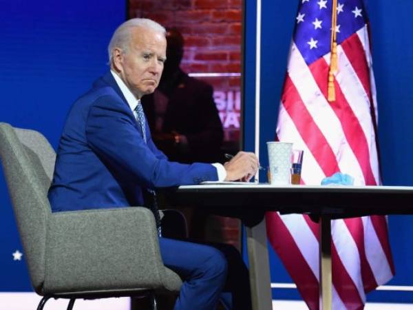 Joe Biden, presidente electo de Estados Unidos, dijo que había una larga batalla todavía. AFP.