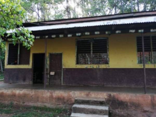 Esta es la escuela donde encontraron la droga en San Pedro Sula.