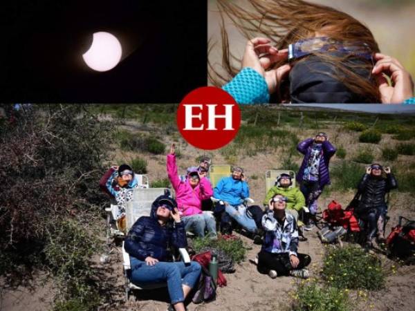 Se hizo la noche al mediodía y se abrió un claro el cielo encapotado este lunes en el sur de Chile permitiendo a miles de personas disfrutar del eclipse de Sol, que para los indígenas mapuches puede ser el inicio a un nuevo ciclo o un mal augurio. Estas son las imágenes del espectáculo... Fotos AFP| AP