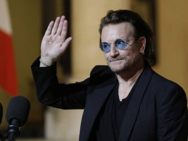 Bono es el vocalista de la banda de rock U2. (Foto: AP)