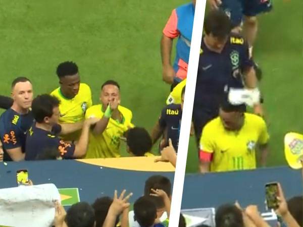 Golpeado y abucheado sale Neymar, tras que su selección empatara con Venezuela en las Eliminatorias Sudamericanas