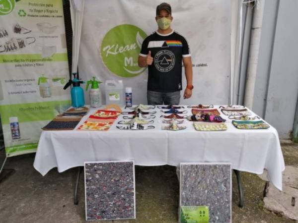 Daniel Gómez se reinventó en esta pandemia y creó su propia línea de productos y accesorios de bioseguridad Klean Market.