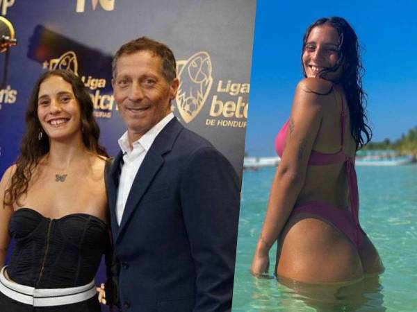 Hija de Pedro Troglio deslumbra en su visita a Honduras tras los premios de la Liga Nacional de Honduras, donde encantó a muchos con sus fotos en la Playa.