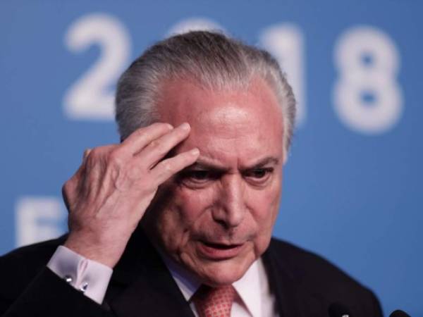 Temer fue detenido por presunta corrupción. Foto AFP