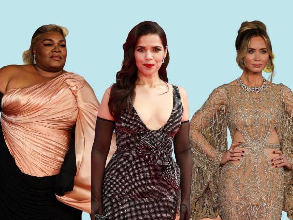 Da’Vine Joy Randolph, América Ferrera y Emily Blunt, tres de las cinco nominadas a la categoría.