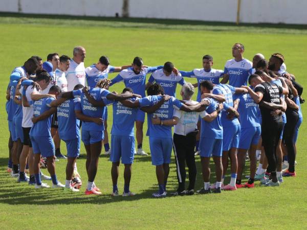 La Selección de Honduras realizó hoy su último entrenamiento y fue en el estadio Morazán.