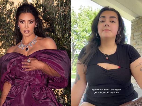 Una joven identificada como Angelina compartió en su cuenta de Tiktok un insólito relato que involucra a la famosa modelo Kim Kardashian, pues asegura que una bodysuit le salvó la vida tras recibir cuatro disparos en un tiroteo en Estados Unidos. A continuación los detalles.