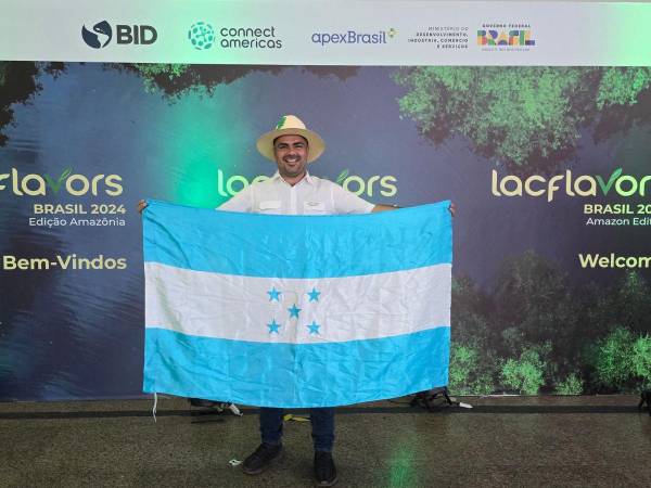 El hondureño Mauricio Fajardo participó en la feria LAC Flavors desarrollada en Manaos, Brasil.