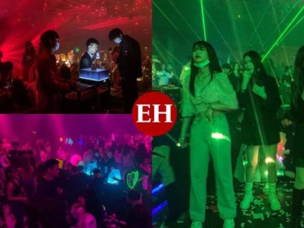 Los DJ están sobreexcitados, la música es atronadora y los jóvenes se preparan a vivir una noche en blanco de fiesta. Fotos: AFP