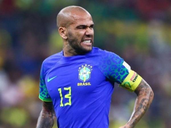 Dani Alves disputó el Mundial de Qatar 2022 con la selección de Brasil.