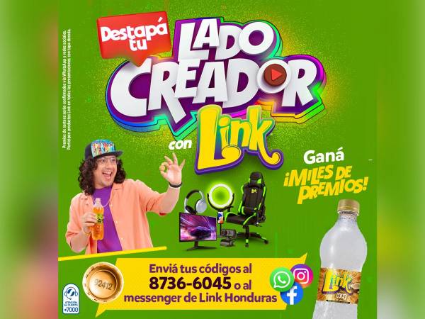 “Destapá tu lado creador” con Link y gana muchos premios.